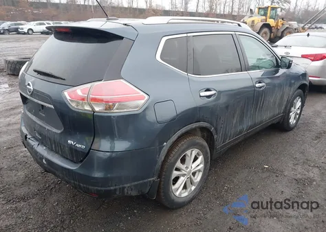 2016 Nissan Rogue Sv z USA, uszkodzony, nr VIN 5N1AT2MV6GC875763